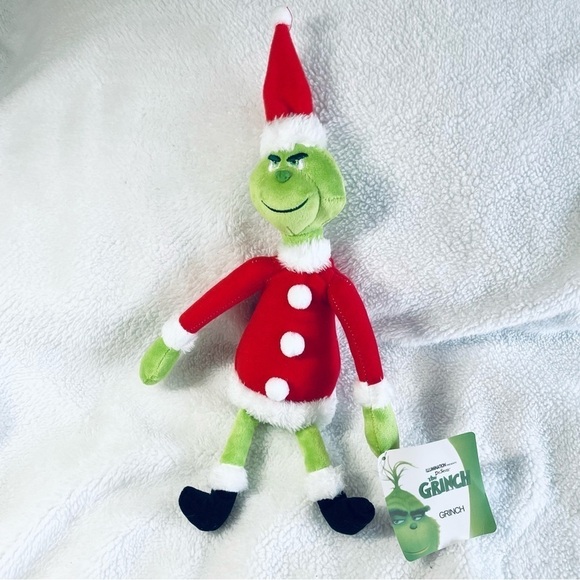 🎄 Dr. Seuss' The Grinch 11" Plush Doll - NWT (13" with Hat) 🎁 - Picture 5 of 8